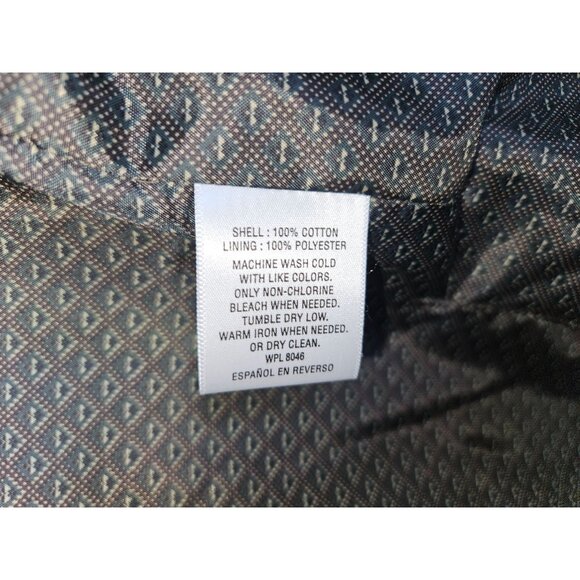 Tasso Elba Corduroy Elbow Patch Lined Refined Sportcoat Jacket Men L 42-44 - Picture 8 of 9